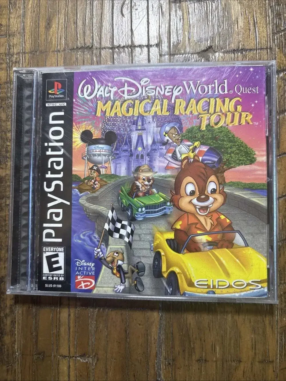 Walt Disney World Quest Magical Racing Tour PS1 W/Manual Tested Good